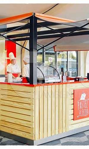 Quiosque de madeira Quiosque de madeira